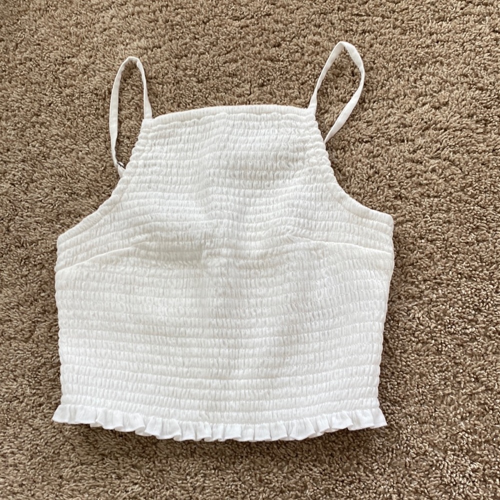 White tank top